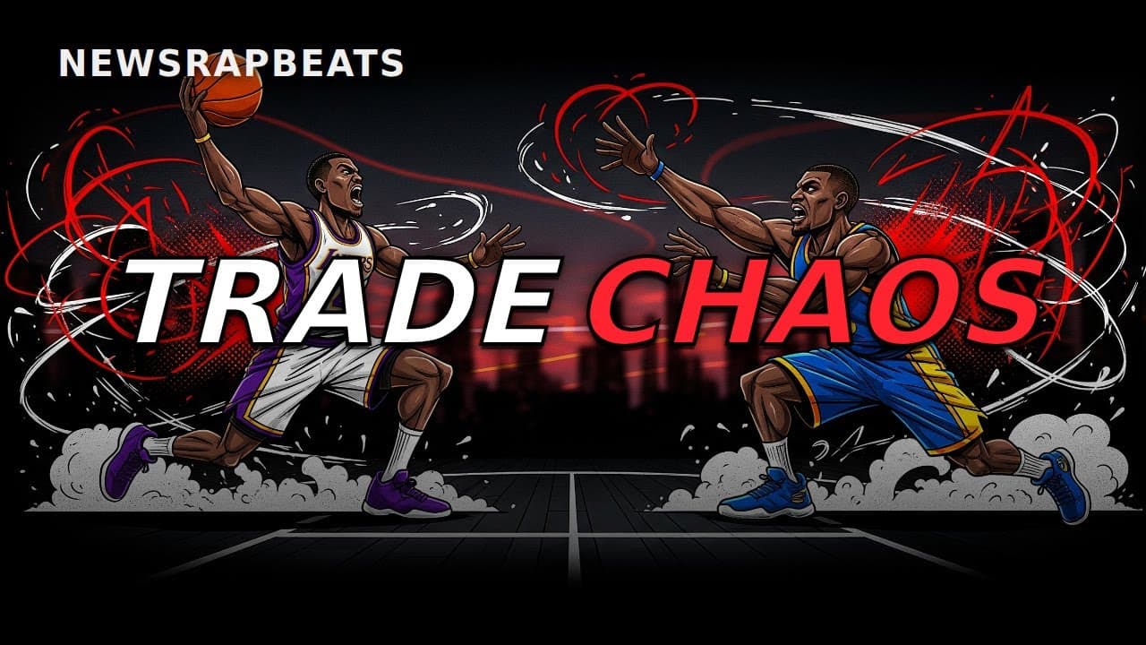 LeBron & AD Trade CHAOS: Warriors Pursue NBA Stars! News Rap