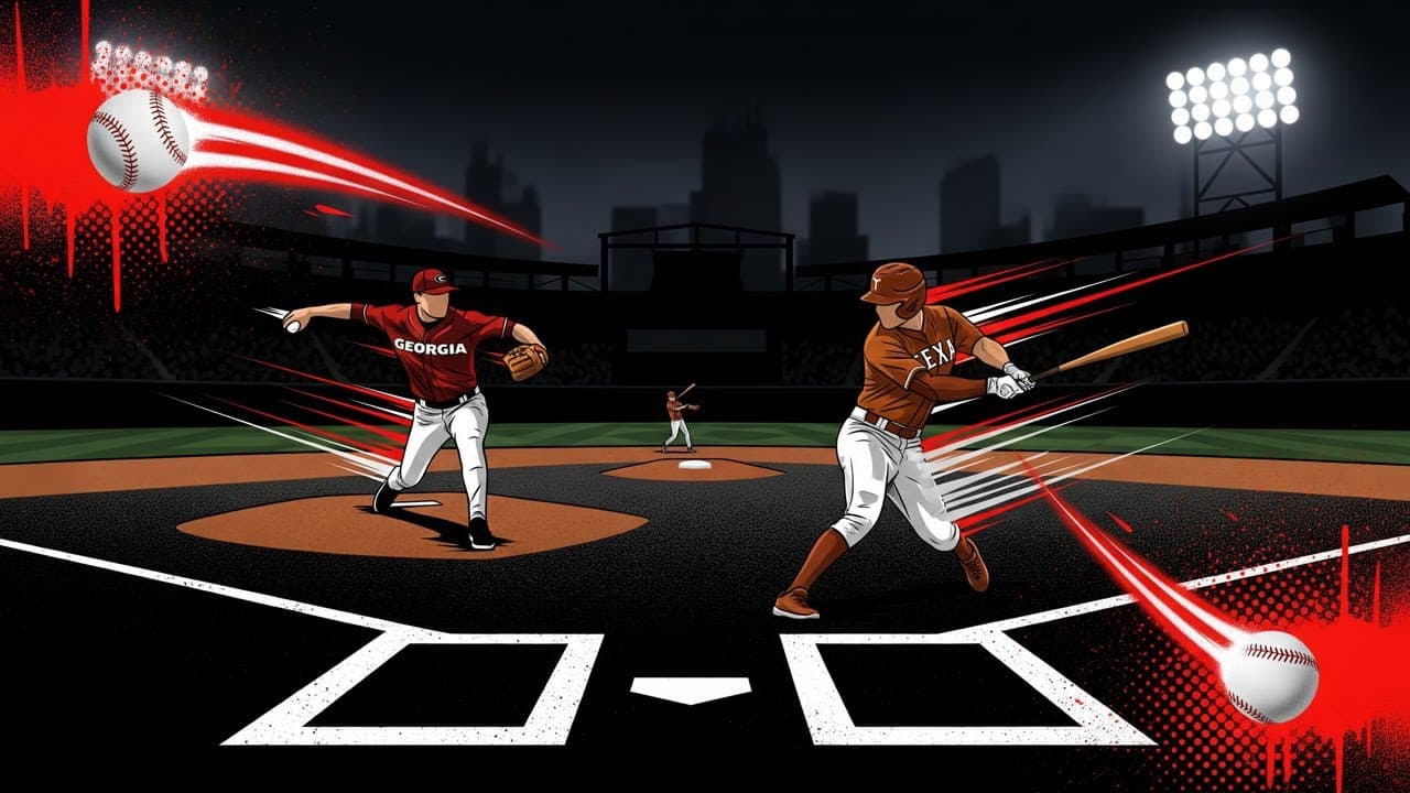 College World Series Chaos: Georgia vs Texas Elimination Battle