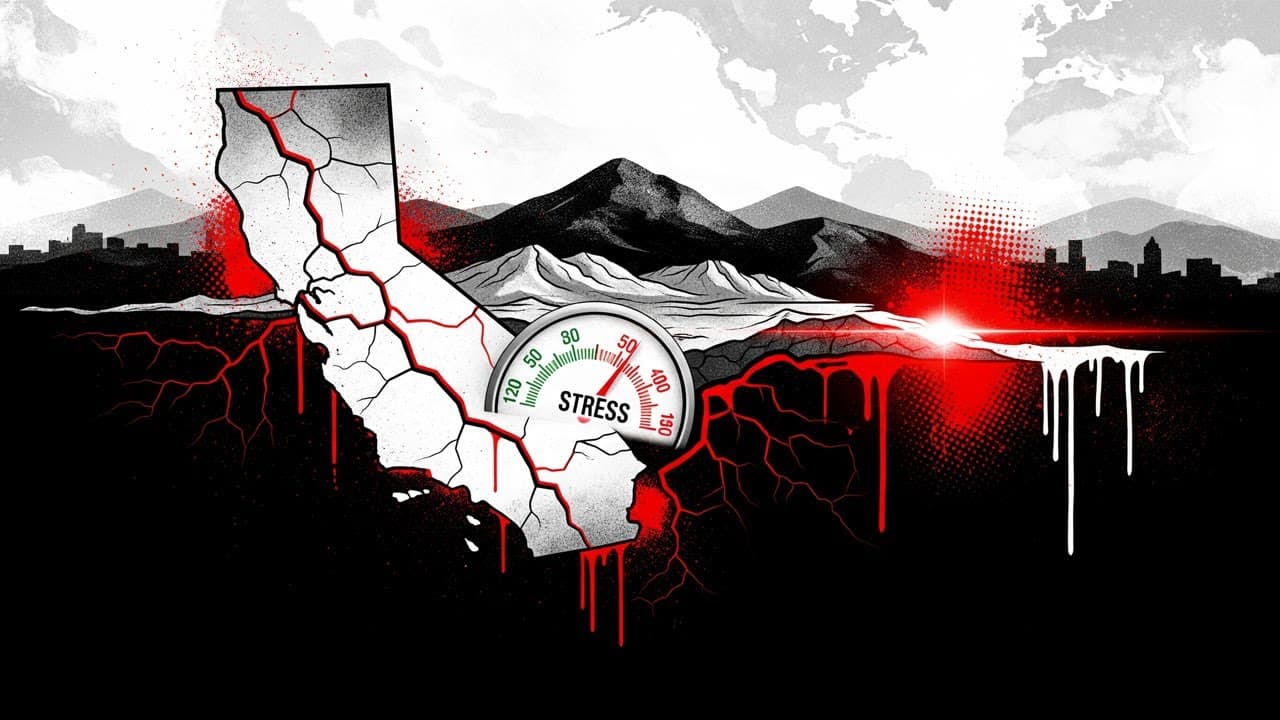 California Quake Warning: San Andreas Fault Stress Hits Historic High