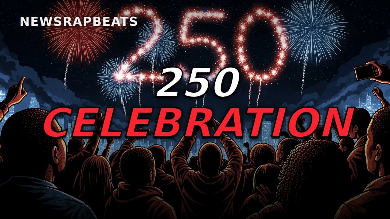 America's 250th Birthday: 2026 CELEBRATION DRAMA Builds! News Rap on US History